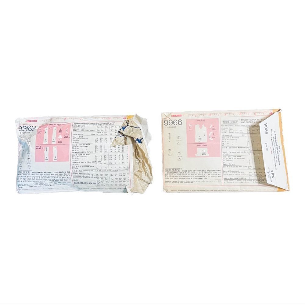 Vintage Leisure Mini Dresses, Pants and Tunic Patterns - Picture 4 of 6